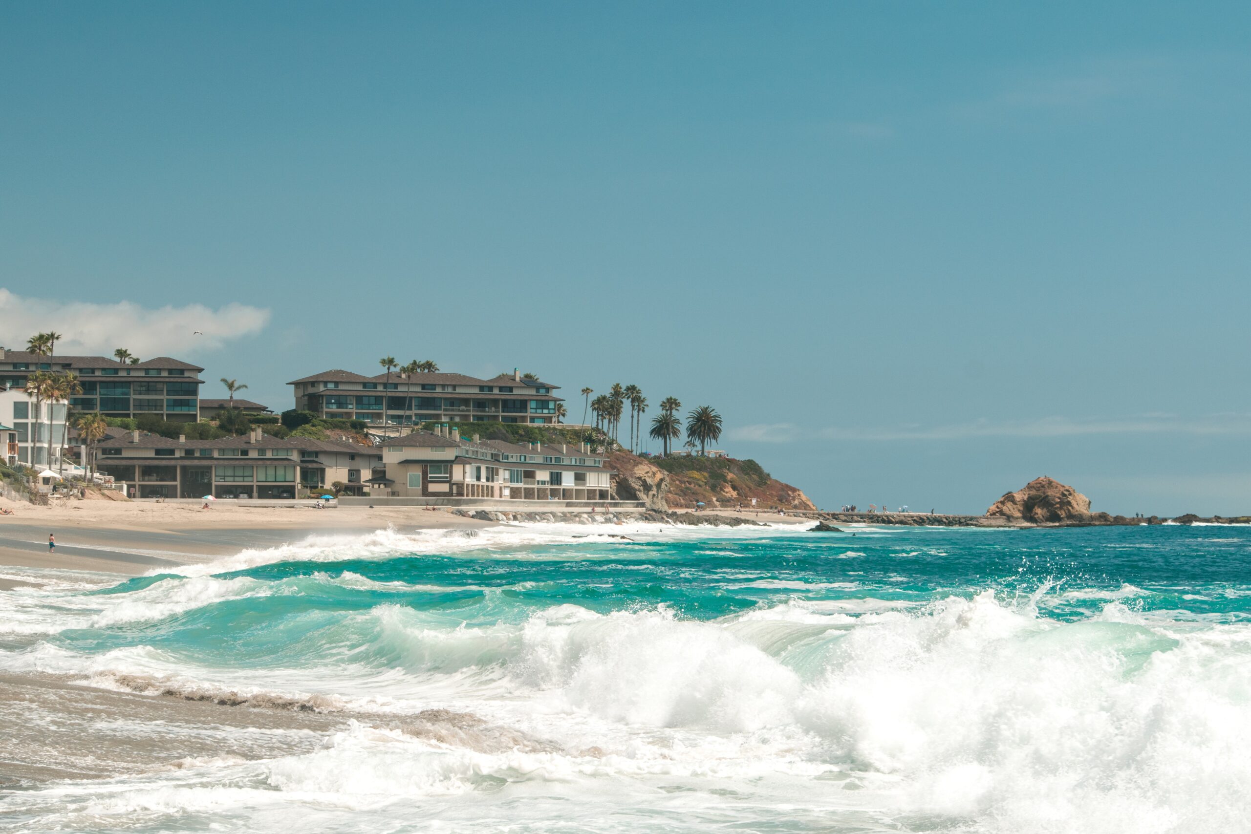 Victoria beach coastline near laguna beach